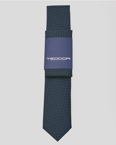 TIE AND POCKET SQUARE TECHNICAL TEXTILE