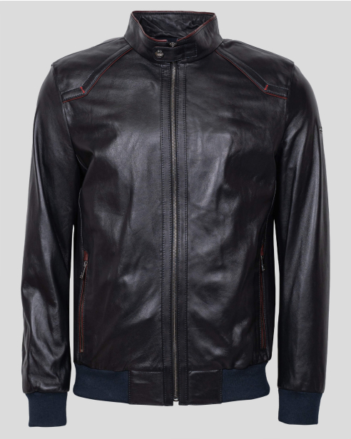 JACKET REGULAR FIT LEATHER