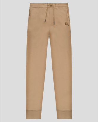 СПОРТНО ДОЛНИЩЕ С ЛОГО ЕМБЛЕМА И ЗАДЕН ДЖОБ В ЦВЯТ КАМЕЛ