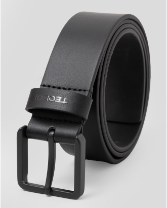 ЧЕРЕН КОЛАН ОТ ГЛАДКА КОЖА С ЛОГО