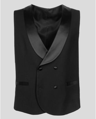 WAISTCOAT SLIM FIT WOOL