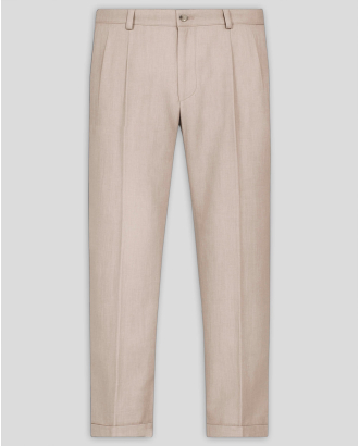 TROUSERS COMFORT FIT LINEN