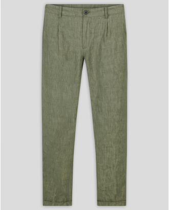 TROUSERS COMFORT FIT LINEN