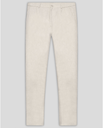 TROUSERS COMFORT FIT LINEN