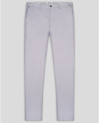 TROUSERS SLIM FIT LINEN AND COTTON