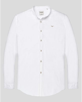 SHIRT SLIM FIT LINEN AND COTTON