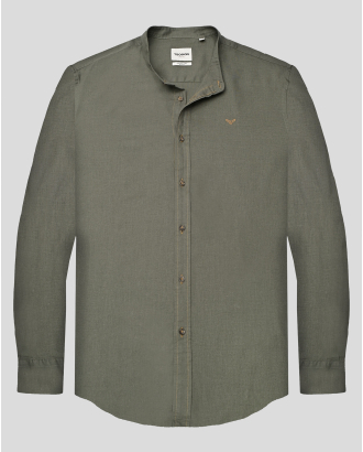 SHIRT SLIM FIT LINEN AND COTTON