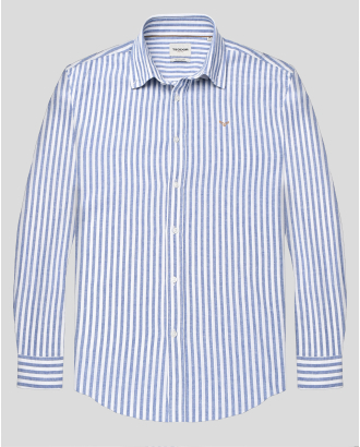 SHIRT REGULAR FIT LINEN AND COTTON