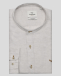 SHIRT SLIM FIT LINEN AND COTTON thumbnail