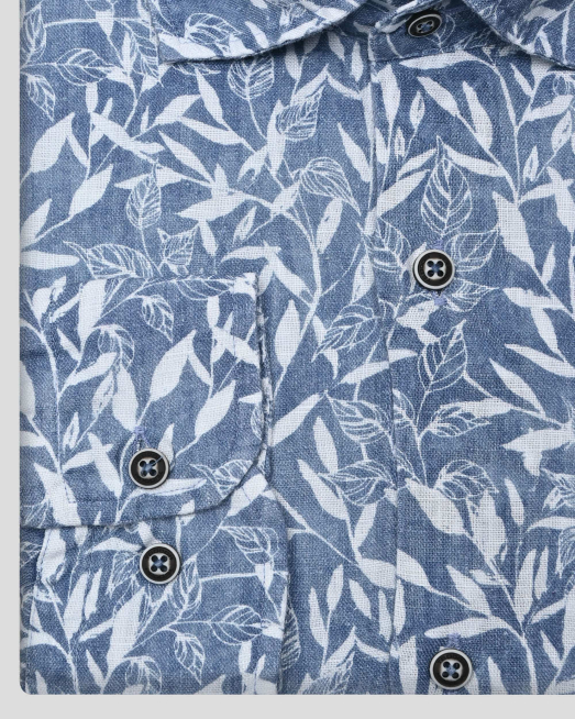 SHIRT REGULAR FIT LINEN - 5