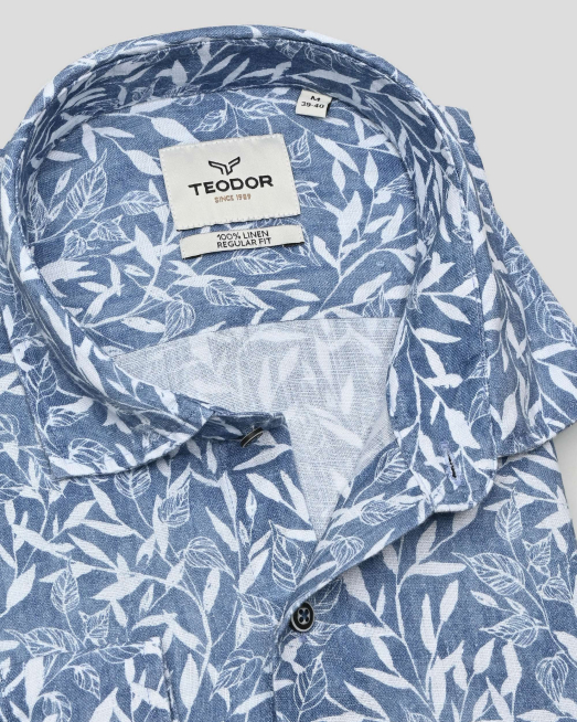 SHIRT REGULAR FIT LINEN - 6