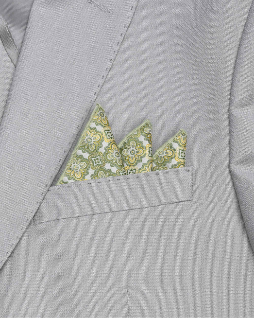 BOW TIE AND POCKET SQUARE TECHNICAL TEXTILE - 4
