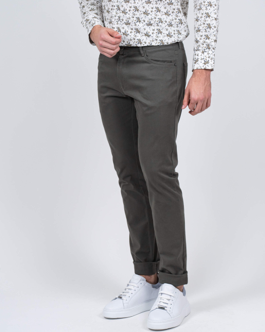 TROUSERS SLIM FIT COTTON - 3