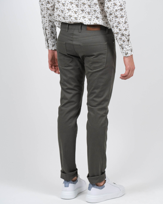 TROUSERS SLIM FIT COTTON - 7
