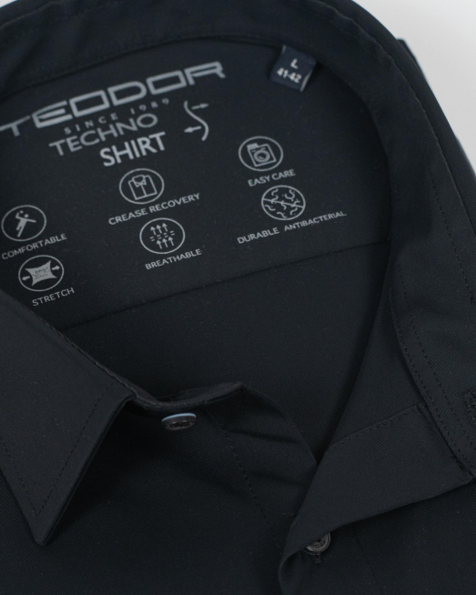 SHIRT SLIM FIT TECHNICAL TEXTILE - 7