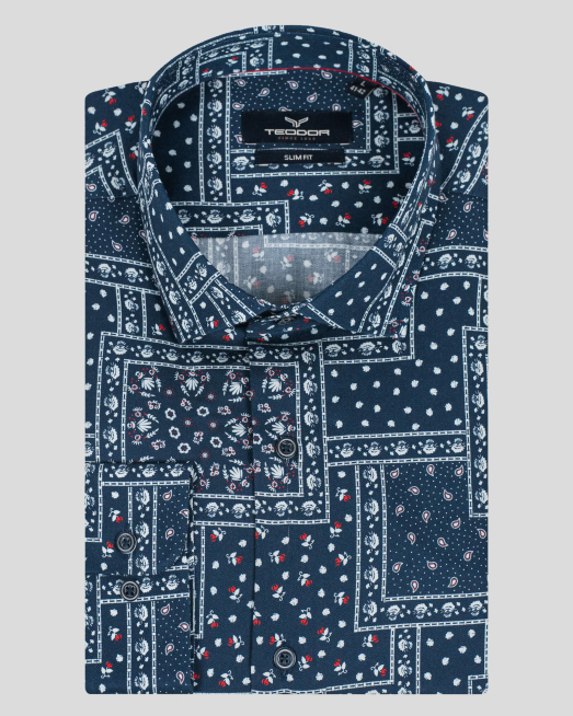 'SHIRT REGULAR FIT COTTON
