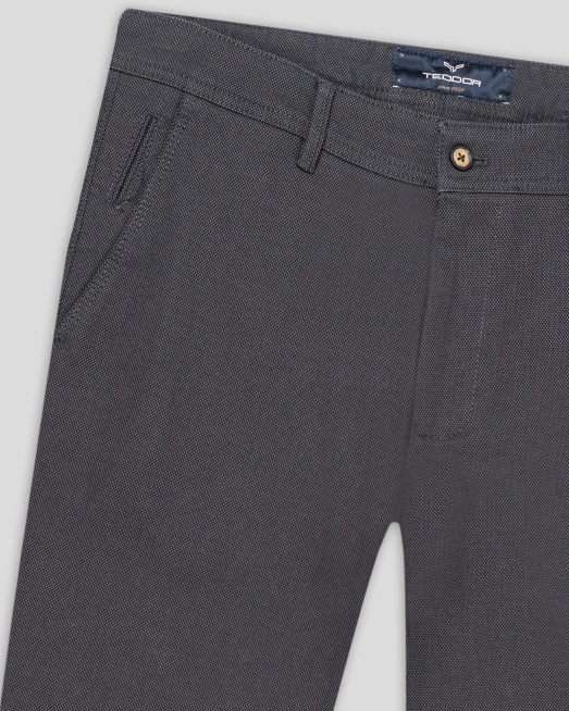 TROUSERS SLIM FIT COTTON - 4