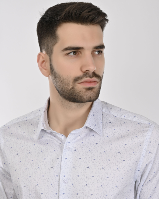 SHIRT SLIM FIT COTTON - 4