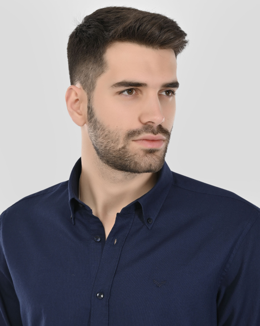 SHIRT SLIM FIT COTTON - 4