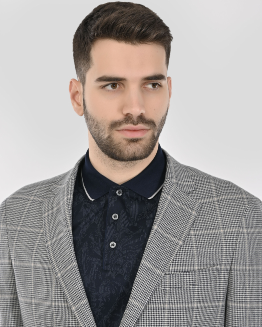 BLAZER SLIM FIT COTTON - 4