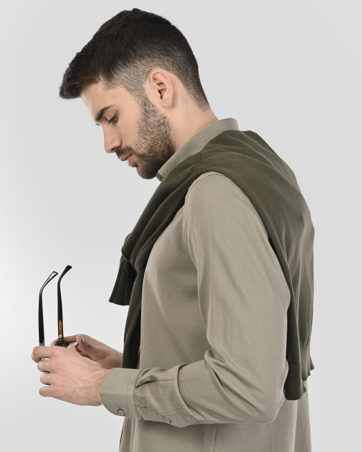 SHIRT SLIM FIT COTTON - 5