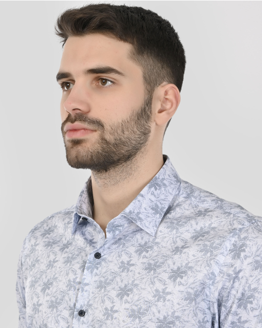 SHIRT SLIM FIT COTTON - 4