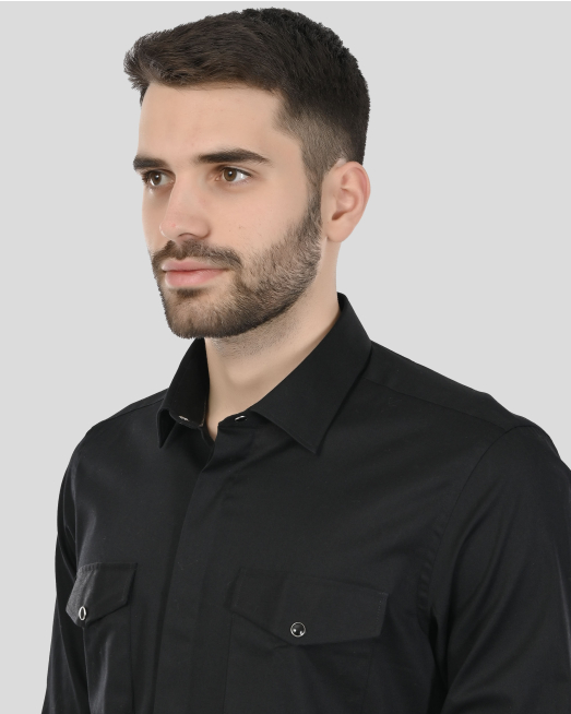 SHIRT SLIM FIT COTTON - 4