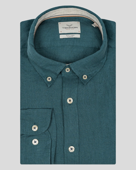 'SHIRT SLIM FIT LINEN