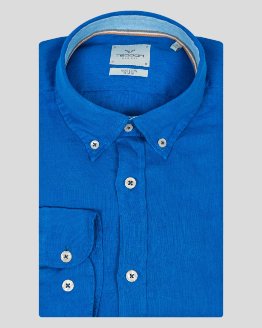 'SHIRT SLIM FIT LINEN