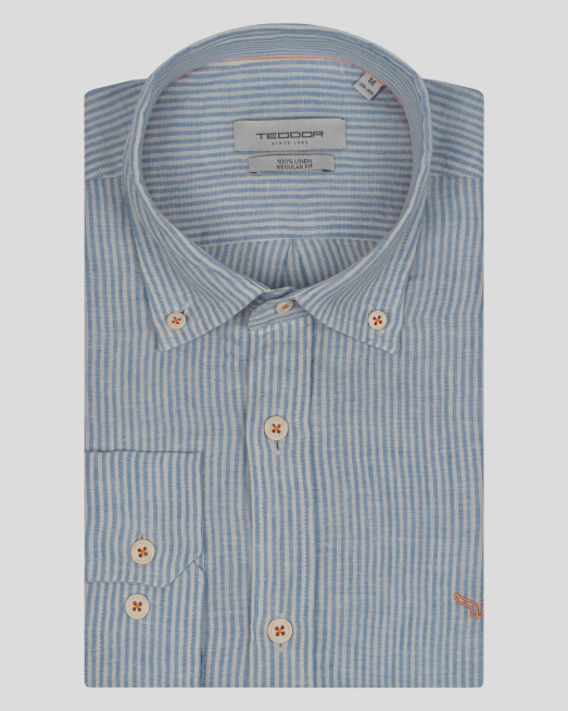 'SHIRT REGULAR FIT LINEN