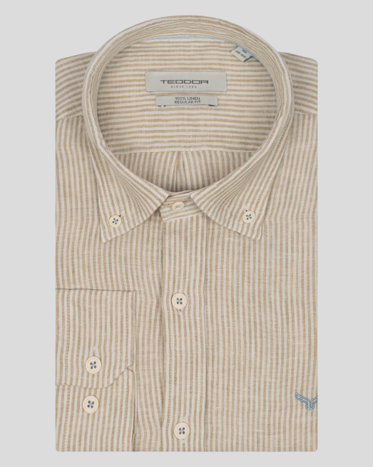 'SHIRT REGULAR FIT LINEN