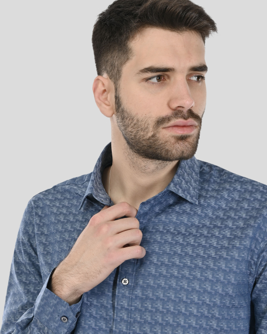 SHIRT SLIM FIT COTTON - 4