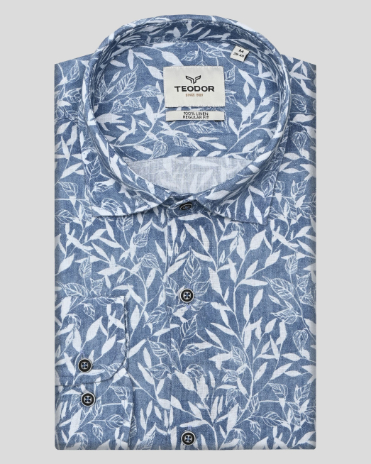 'SHIRT REGULAR FIT LINEN