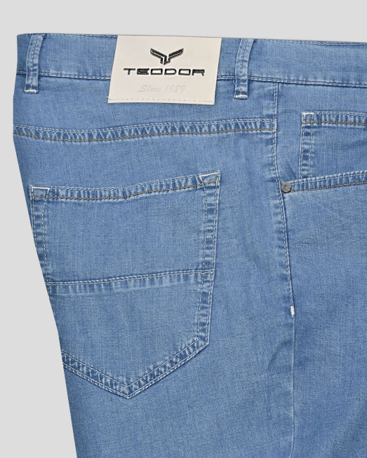 TROUSERS SLIM FIT COTTON - 5