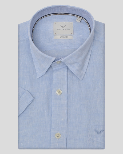 'SHIRT REGULAR FIT LINEN