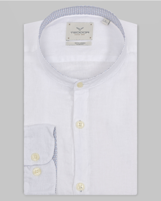 'SHIRT SLIM FIT LINEN