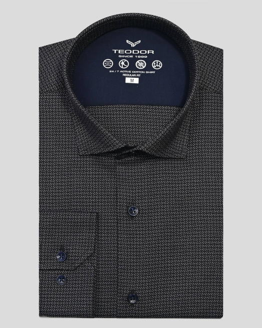 'SHIRT REGULAR FIT COTTON