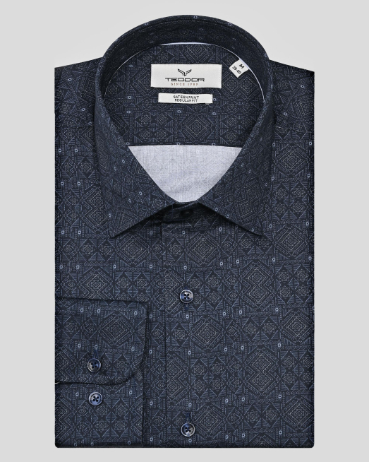 'SHIRT REGULAR FIT COTTON