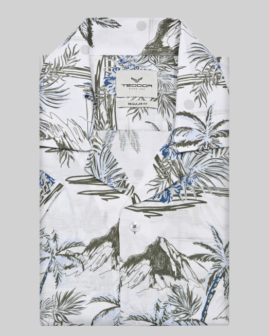 'SHIRT REGULAR FIT TENCEL