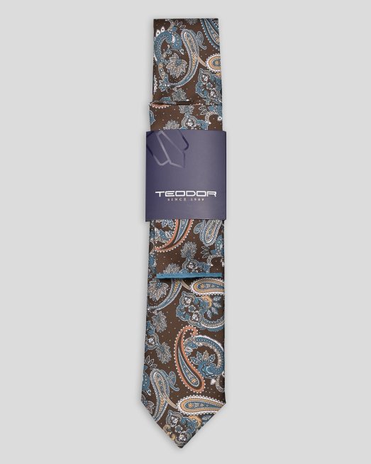 'TIE AND POCKET SQUARE TECHNICAL TEXTILE