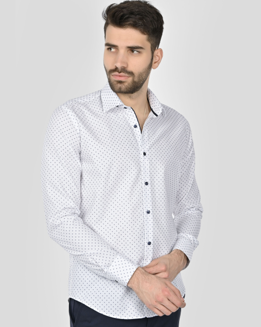 SHIRT REGULAR FIT COTTON - 3