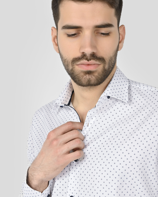 SHIRT REGULAR FIT COTTON - 4