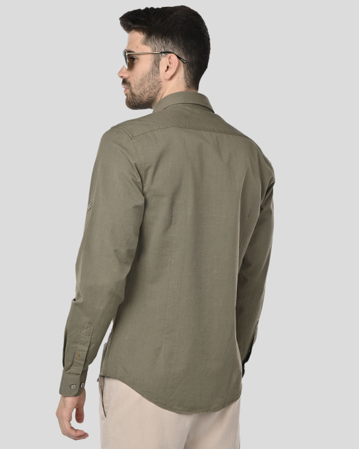 SHIRT SLIM FIT COTTON - 7