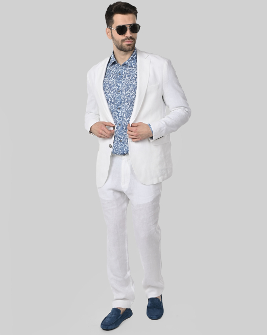 BLAZER REGULAR FIT LINEN - 2