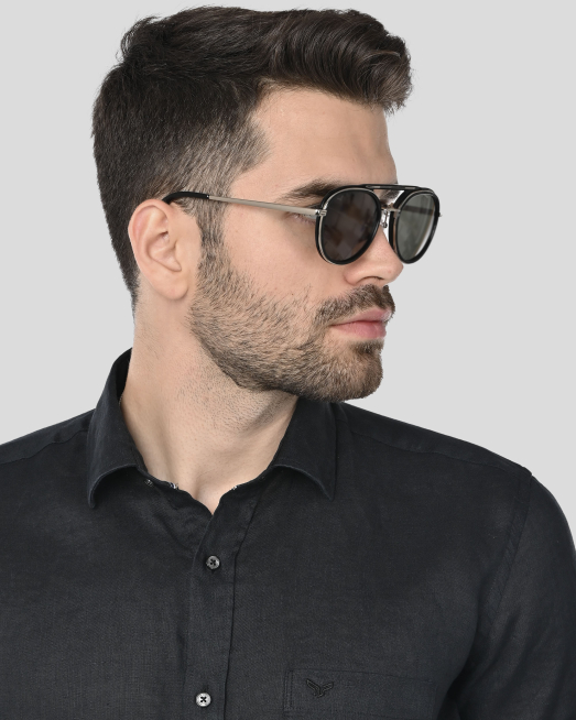 SHIRT REGULAR FIT LINEN - 4