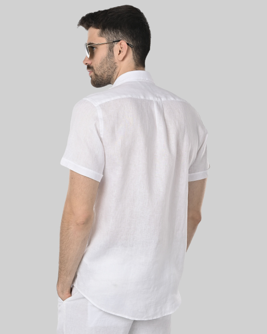 SHIRT REGULAR FIT LINEN - 8