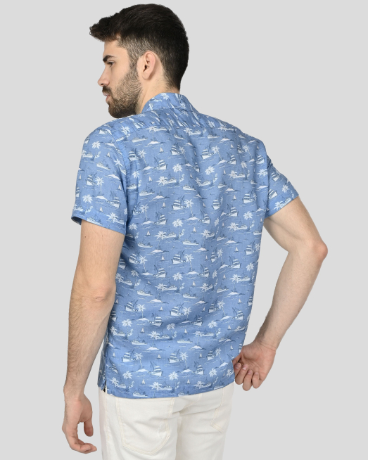 SHIRT REGULAR FIT TENCEL - 7