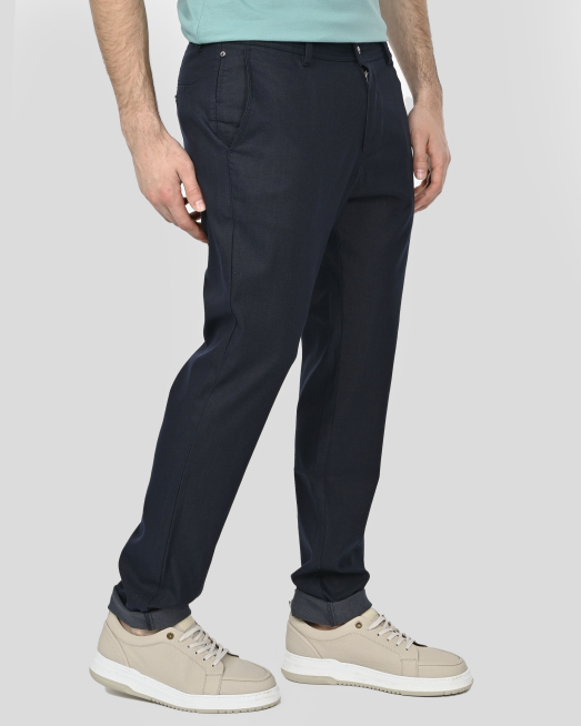 TROUSERS SLIM FIT TENCEL - 3