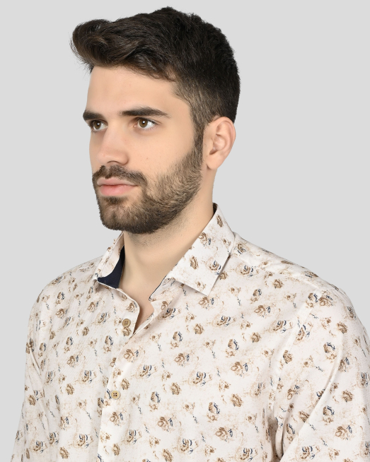 SHIRT SLIM FIT COTTON - 4