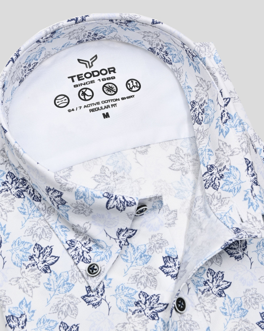 SHIRT REGULAR FIT TECHNICAL TEXTILE - 6